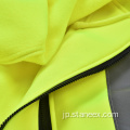黄色のクラス-3カスタムロゴ冬のワークセーフティジャケット